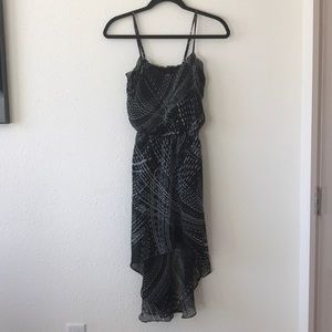 Dress comes up in front a little